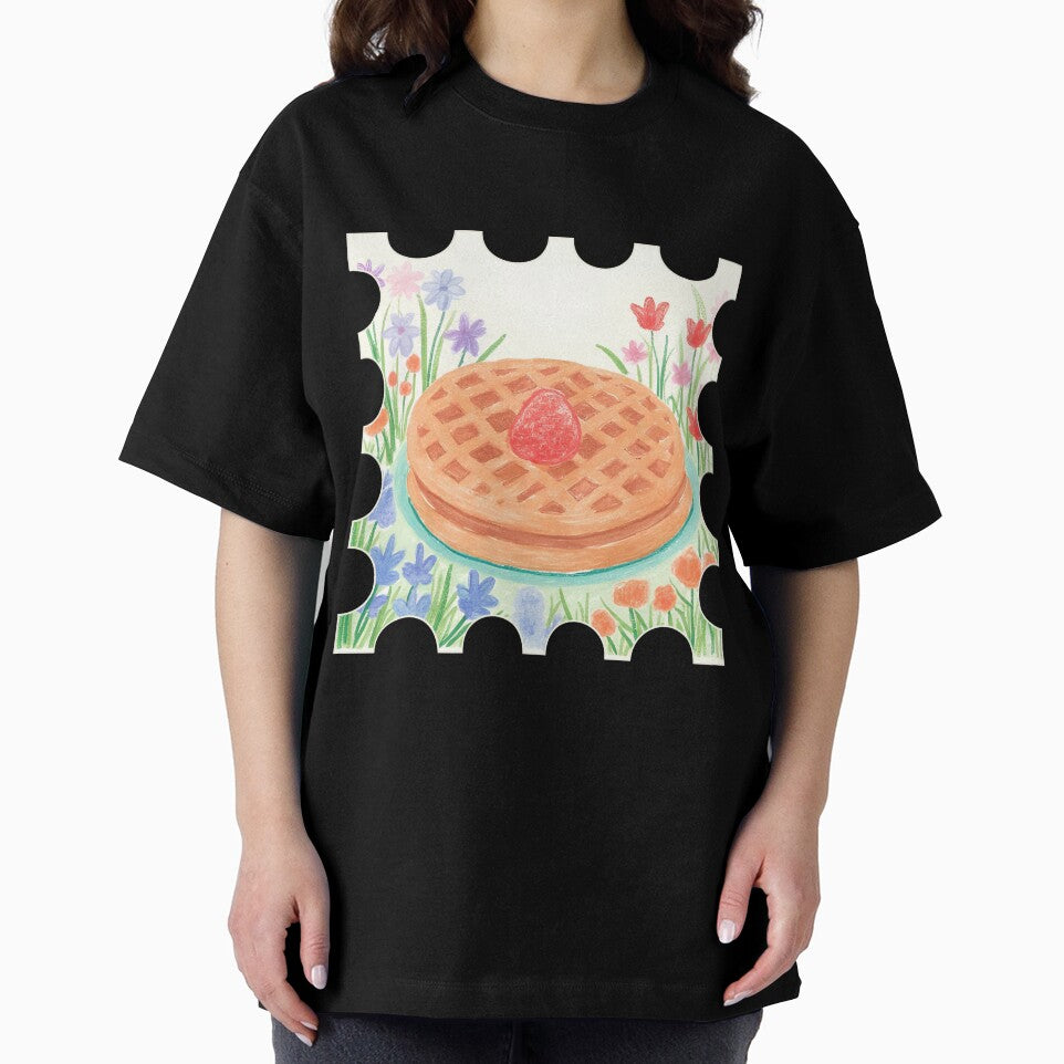 Vintage Picnic Waffle Vintage Stamp Art by AkaiRoom