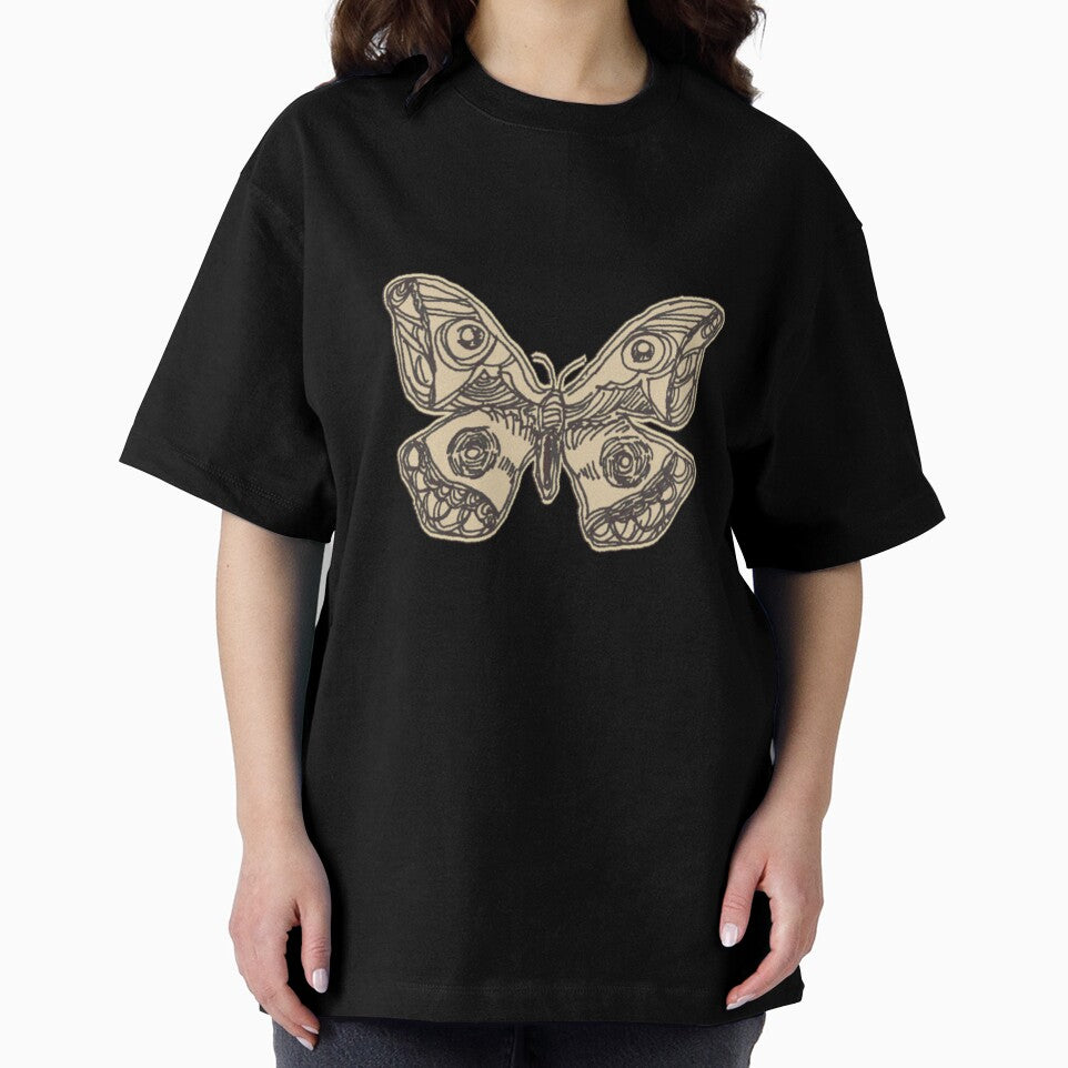 beige moth (linework) by Dorian Winter