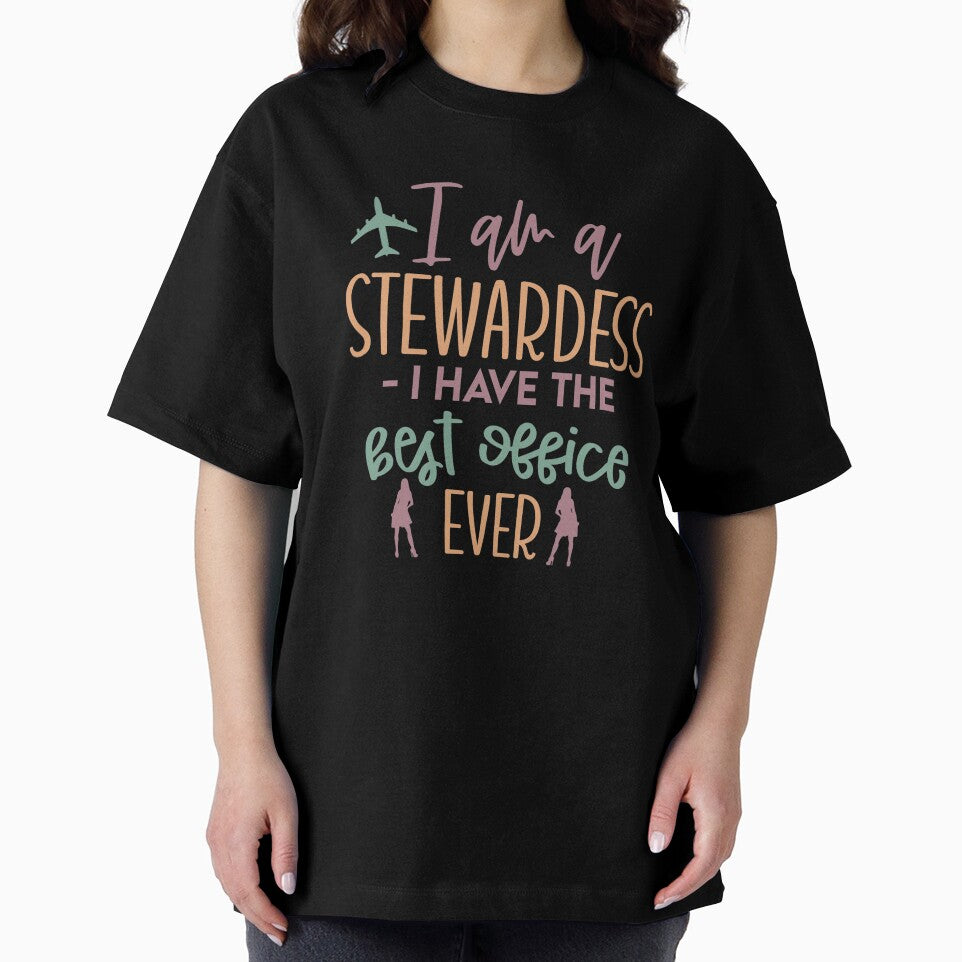 Flight Attendant Stewardess shirt and more - Cabin Crew have the best office ever by AviationArtists
