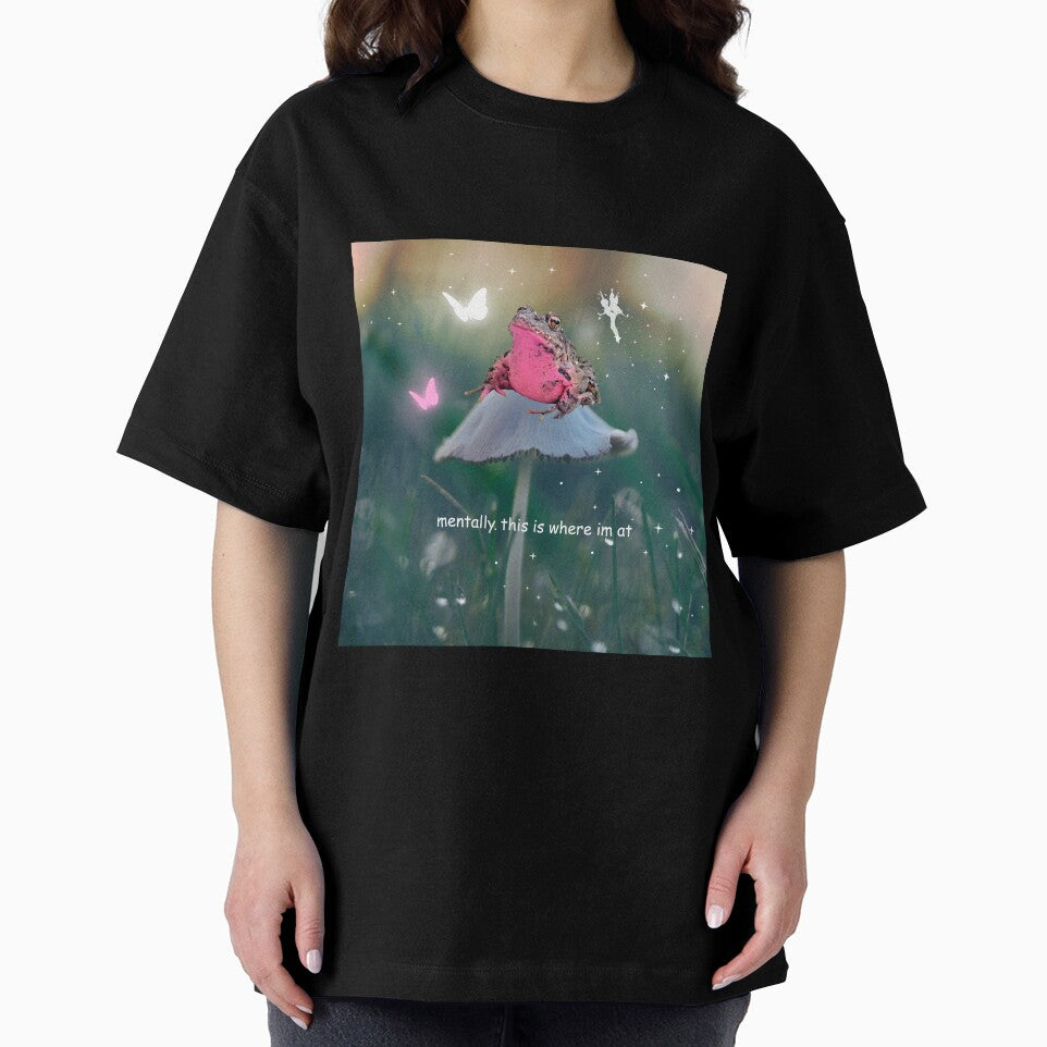Fairy frog on a mushroom by CringyLunberg