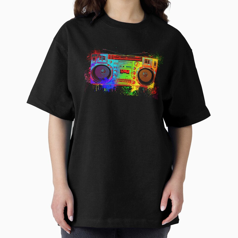Colorized Ghetto Blaster - Boombox Dance Music by -Koleidescope