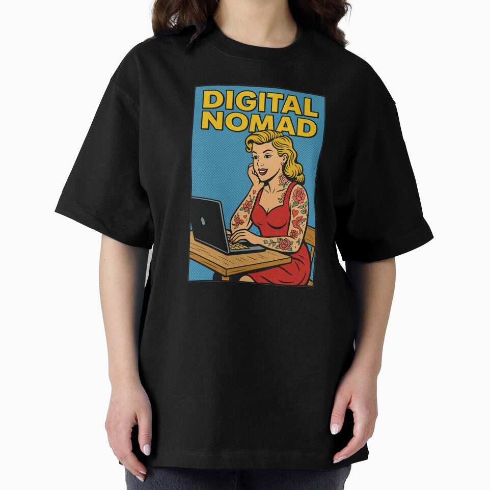 Digital nomad pop art by VANLIFE.