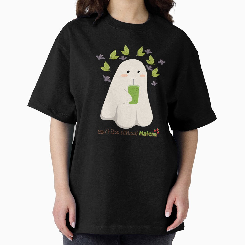 Can’t Boo Without Matcha | Cute Ghost Matcha Halloween Design by RoraLily