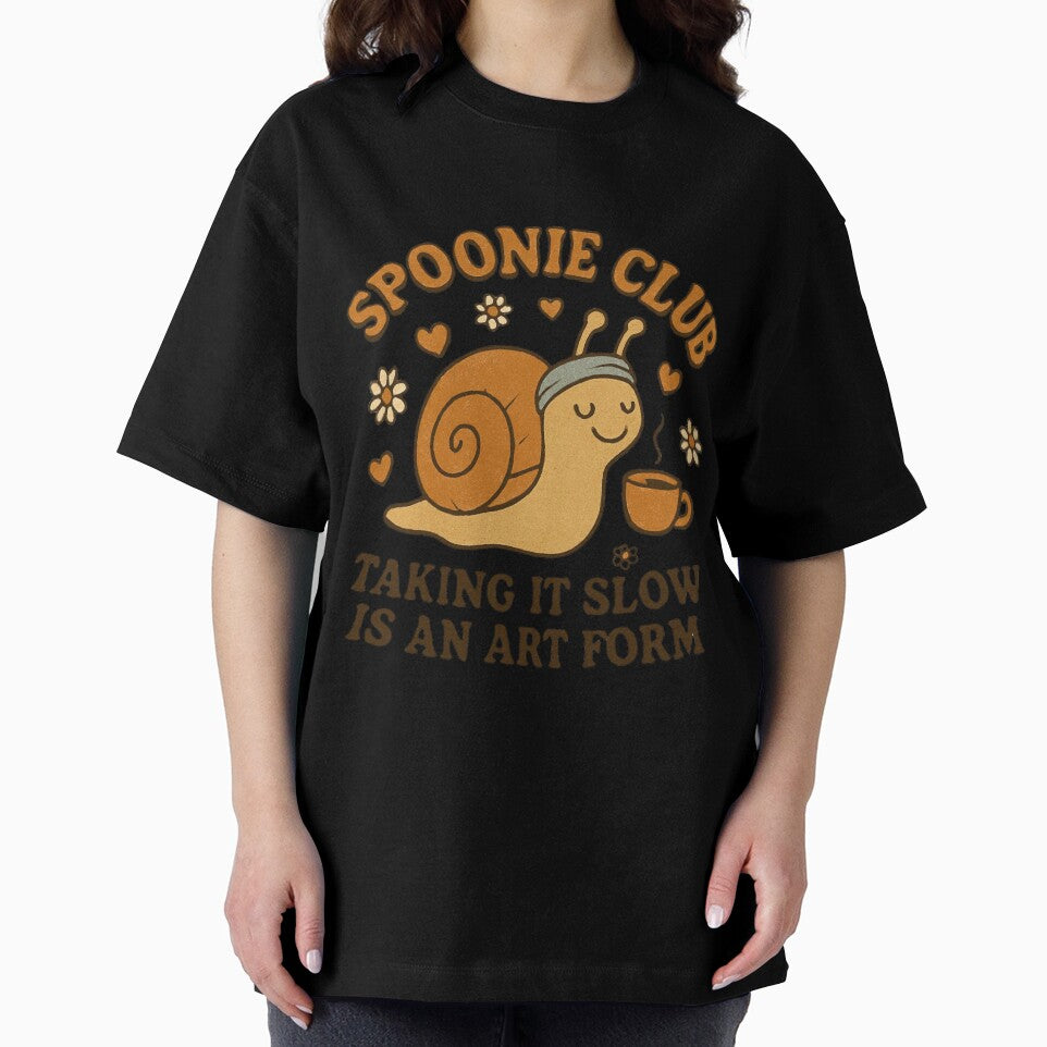 Spoonie Club: Taking It Slow Retro Snail Design by FlaredSpoonie