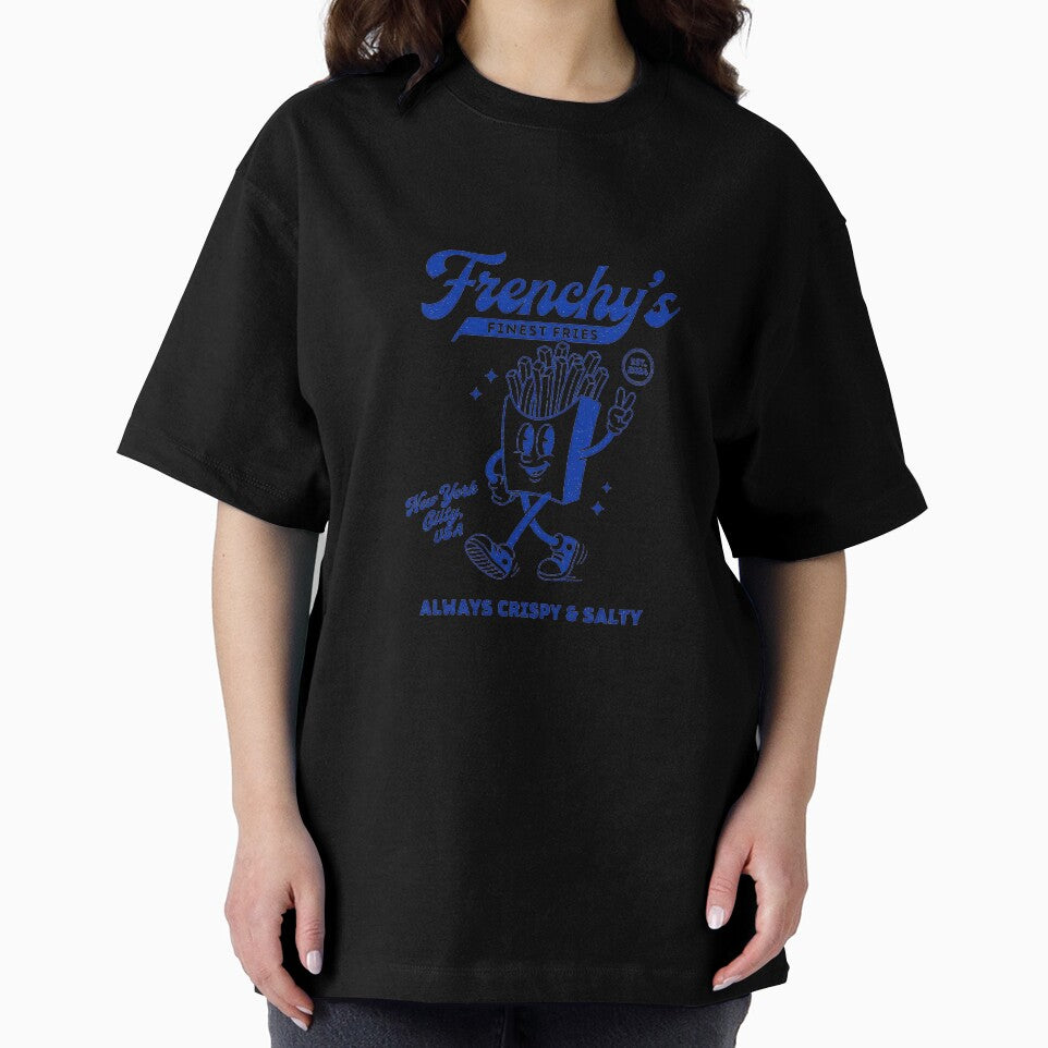 Frenchy's Vintage Cartoon Fries Mascot Diner Design by HoopeStylee