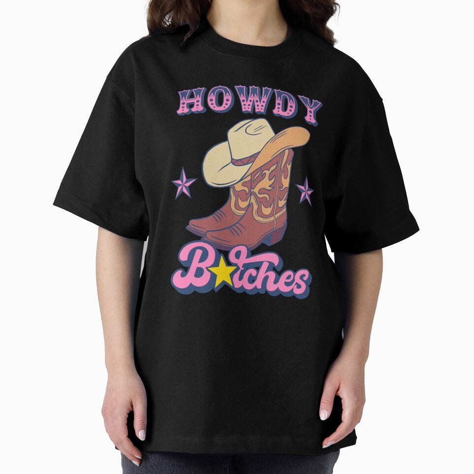 Howdy Bitches Funny Cowgirl Western by petestyles