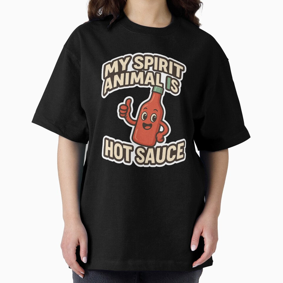 Hot Sauce Is My Spirit Animal – Spicy Food Lover Funny Chili Pepper Humor by johnExpress02