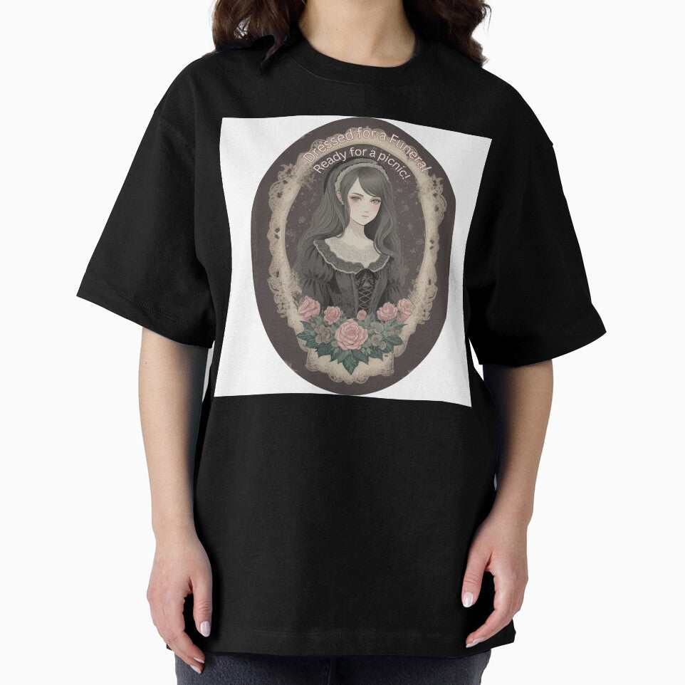 Dressed for a Funeral, Ready for a Picnic - Cottagecore Goth Aesthetic by uglydogboutique