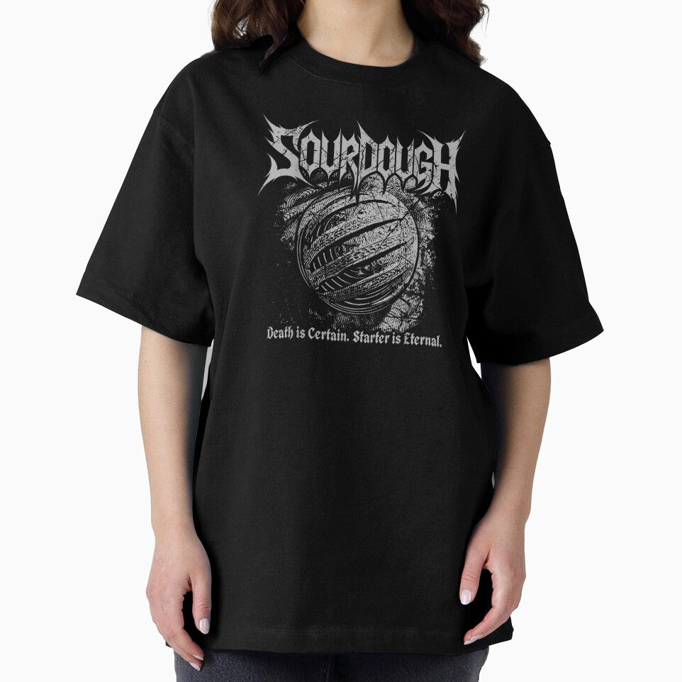 Death Metal Sourdough Bread Baker Starter Is Eternal Gothic Tee by Ophtizu