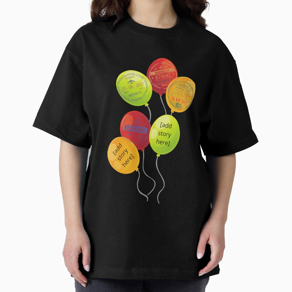 Passport stamp balloon stories by garhoud