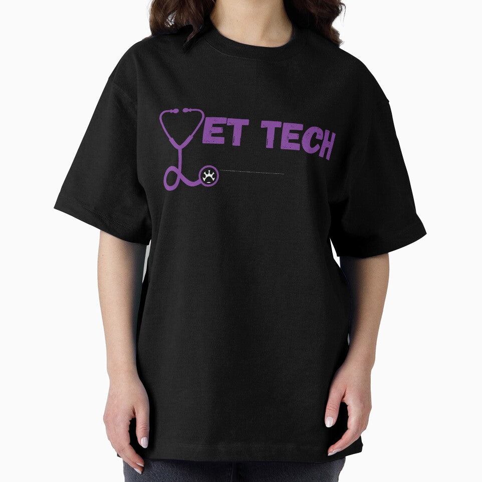 Vet Tech because veterinarians need heroes too: Purple by Rooted Creations