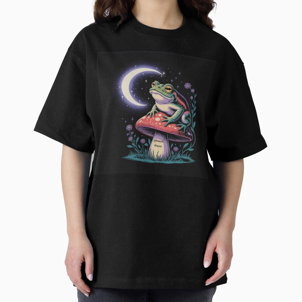 Ephemeral Dreams – Moon Frog on the Magic Mushroom by FusiTink