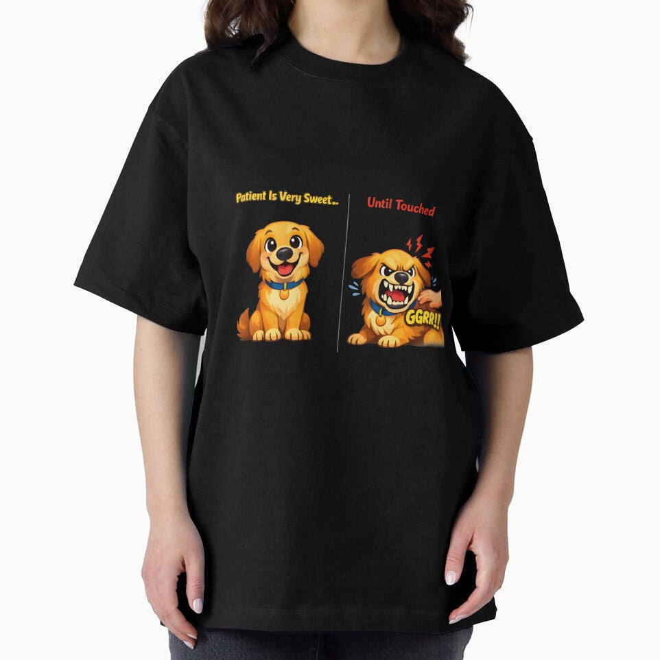Patient Is Very Sweet Until Touched – Funny Veterinary Humor Design by Bettybee00