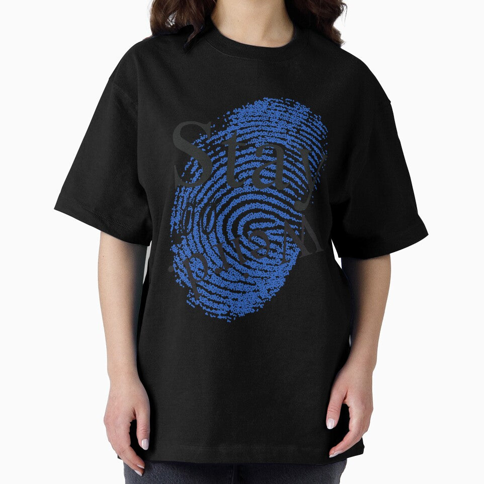 Stay Weird – Blue Fingerprint Identity by M22--