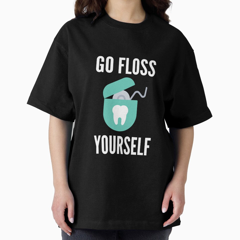 Go Floss Yourself Funny Dental Hygienist Gift Dentist Go Floss Yourself by lou731