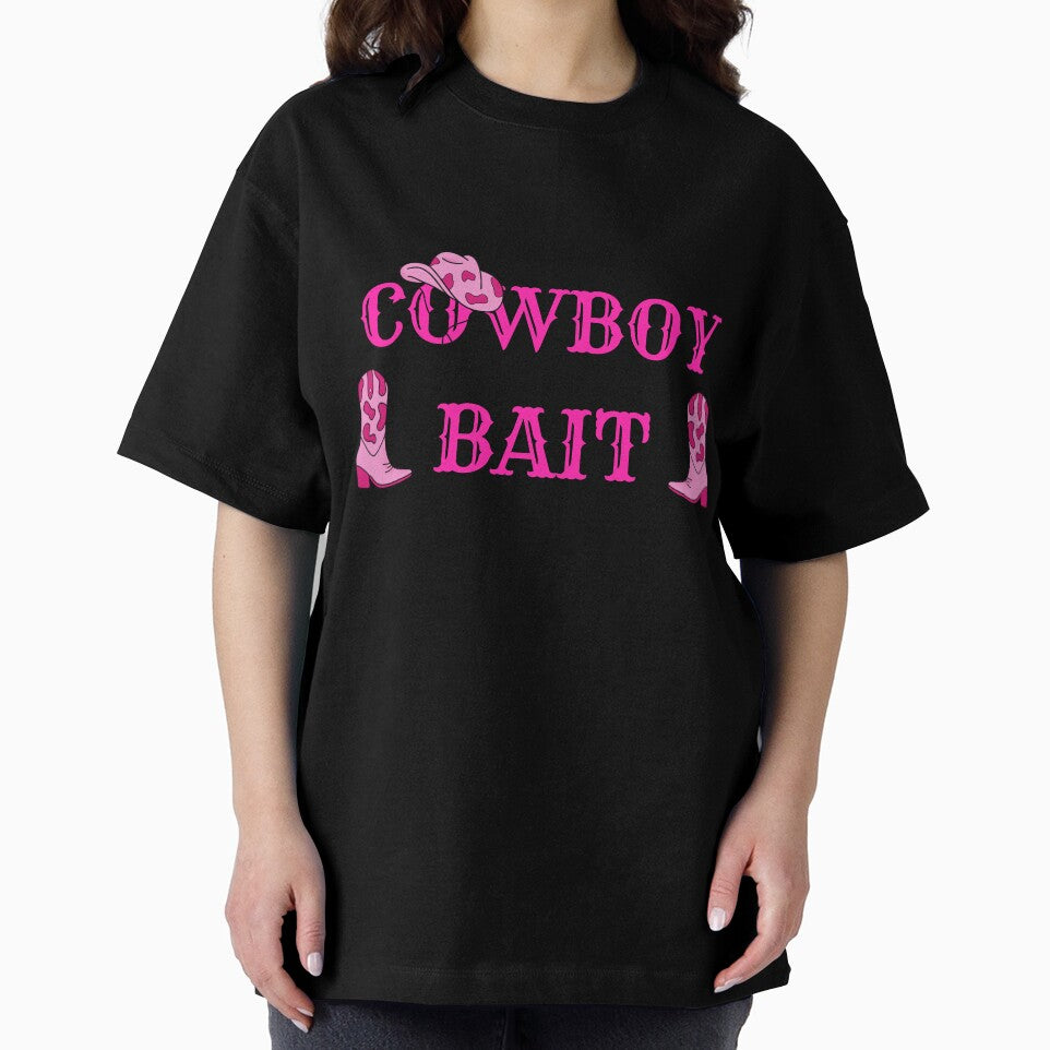 Cowboy Bait Pink Western Cowgirl Design | Country Rodeo Aesthetic Clothing & Accessories by KimmiesColors
