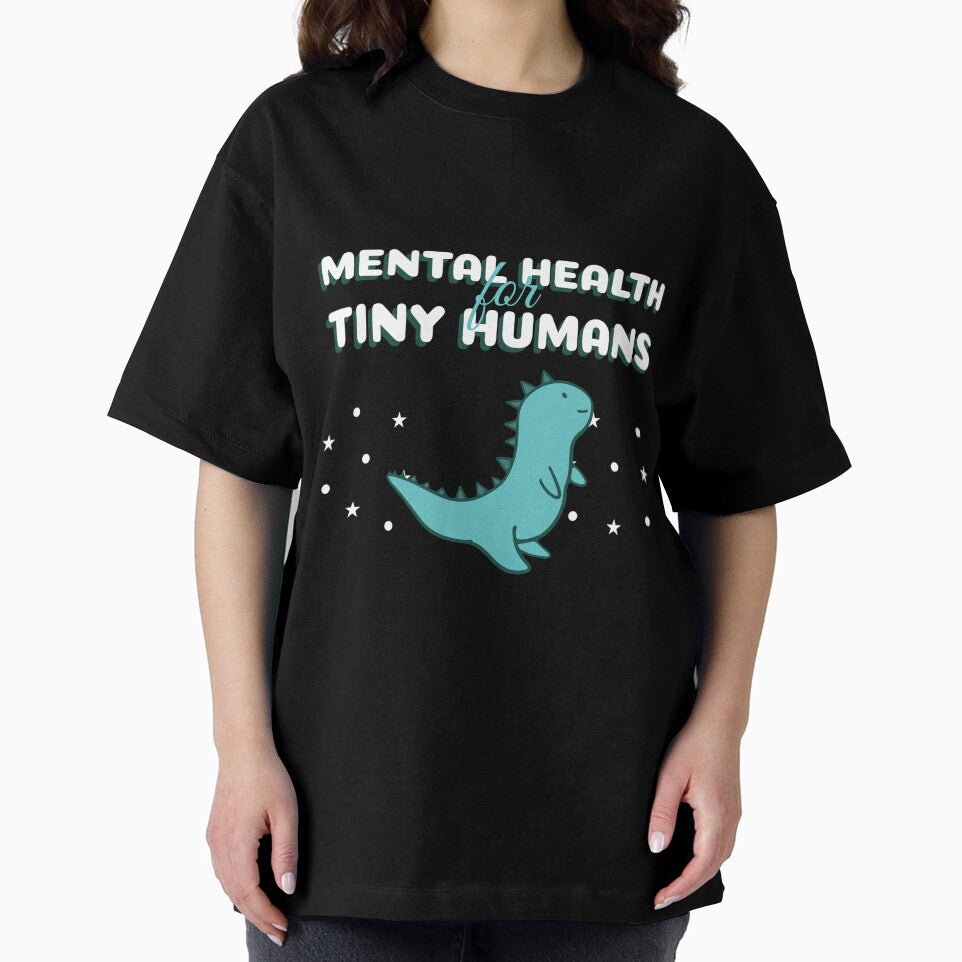 Mental Health for Tiny Humans Cute Dino by Winter--Flowers