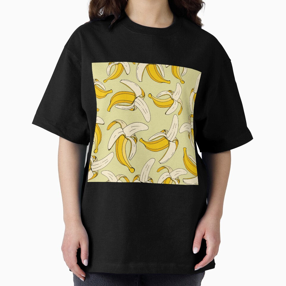 Tropical Bananas on Warm Beige Food Pattern by HotHibiscus