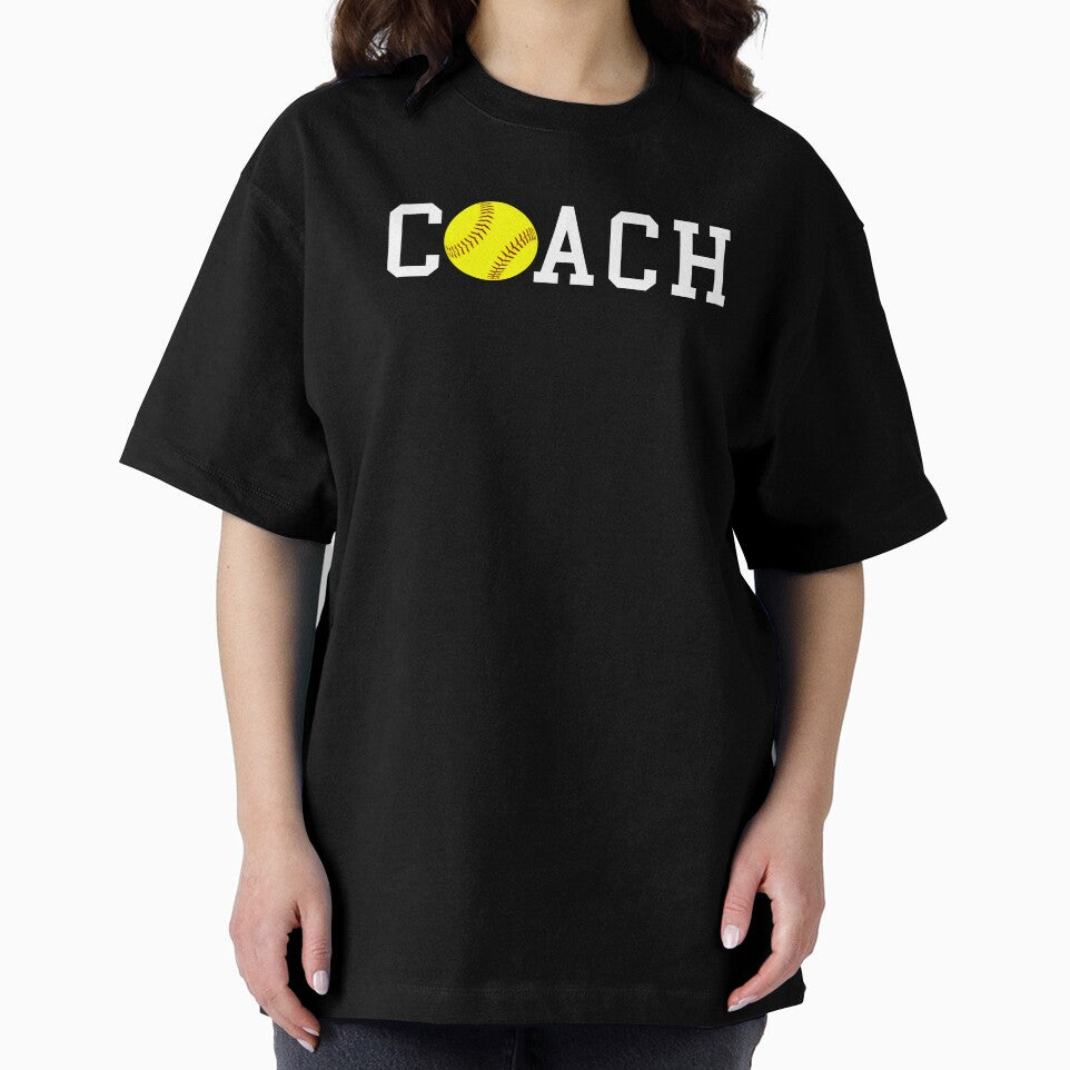 Coach Fast-pitch Softball Gift Idea print by nikkidawn74