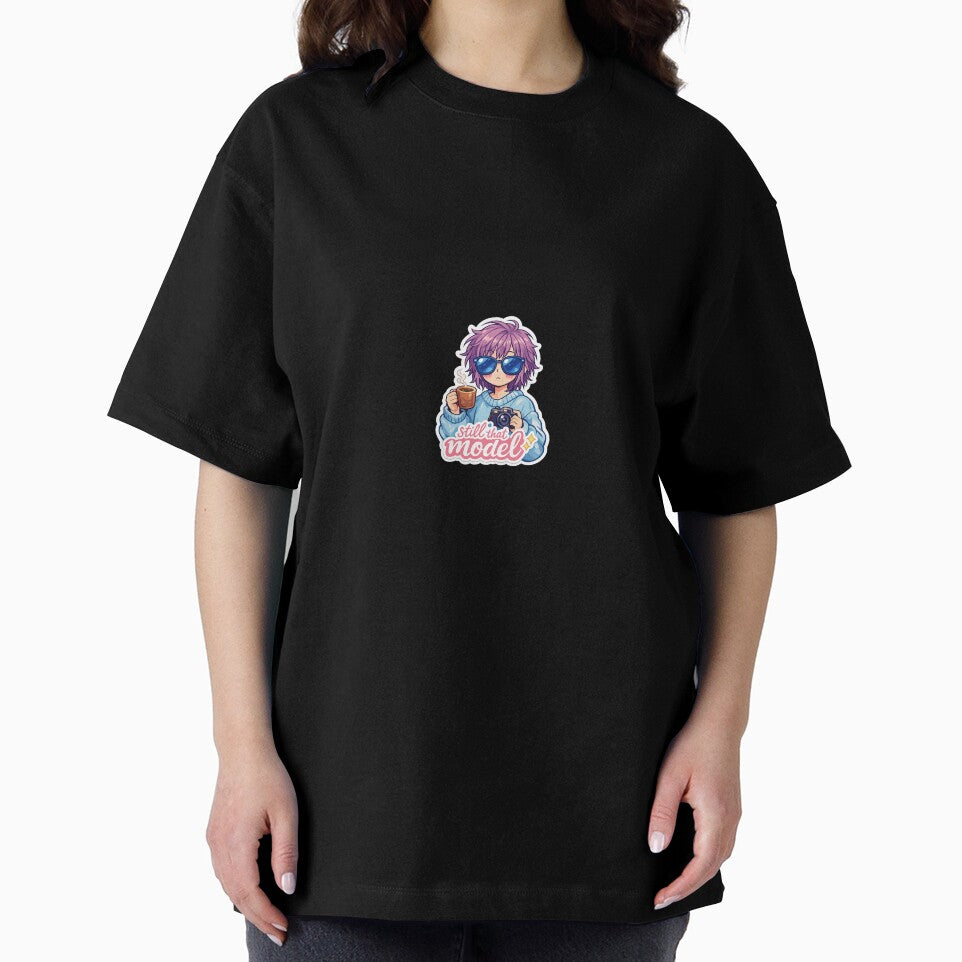“Tired But Still That Model ✨ | Aesthetic Coffee Girl Sticker” by VNyA