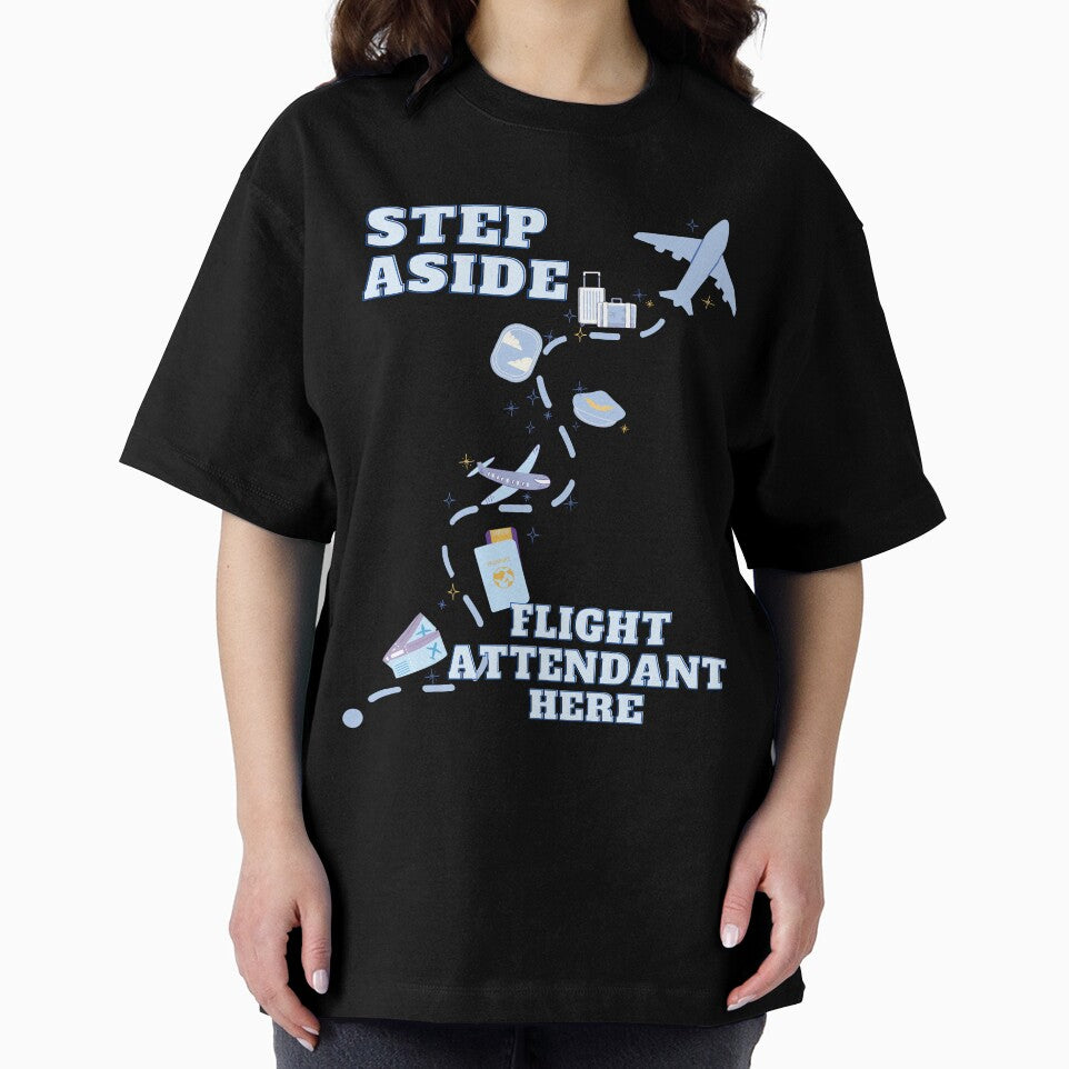 Step aside flight attendant here design by Daintywear