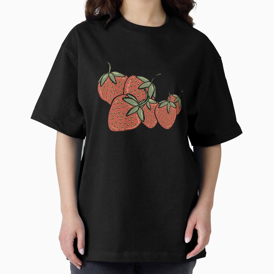 Strawberry Pattern by Scrabbly Doodles
