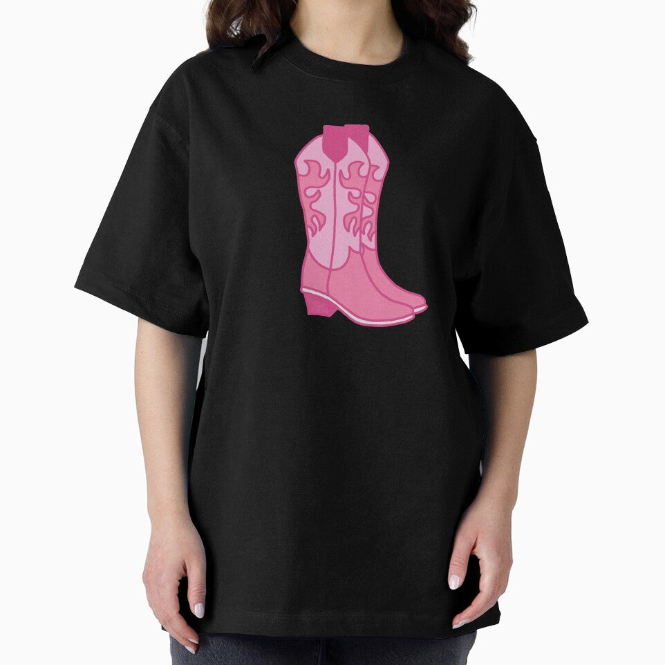 Pink Cowgirl Boots by retrorangerr