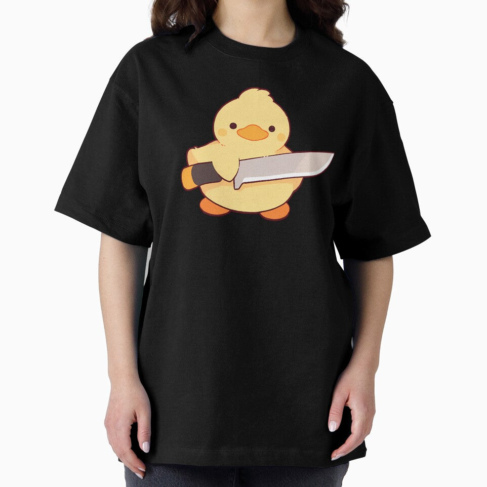 Cute Duck With Knife by SeraphineArts