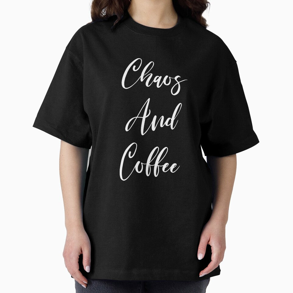 Chaos And Coffee - Coffee - Caffeine Addict - Funny Coffee - Coffee Gifts - Coffee Addict - Coffee Drinker Gift by Rainwater Merch