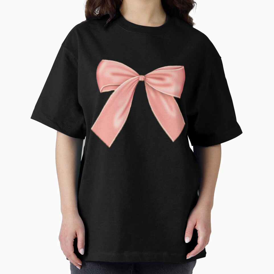 Pink ribbon bow by Pixiedrop