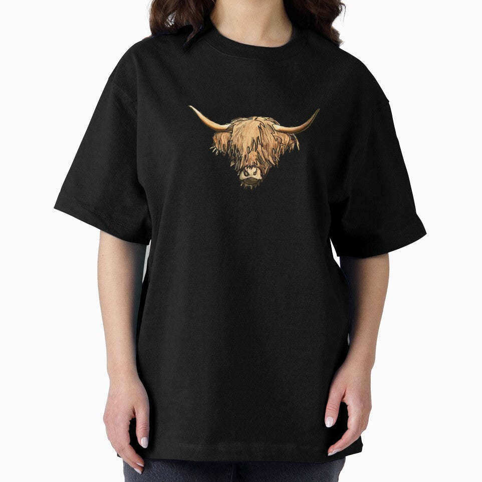 Highland coo, Scottish cow by badlydrawnbabe