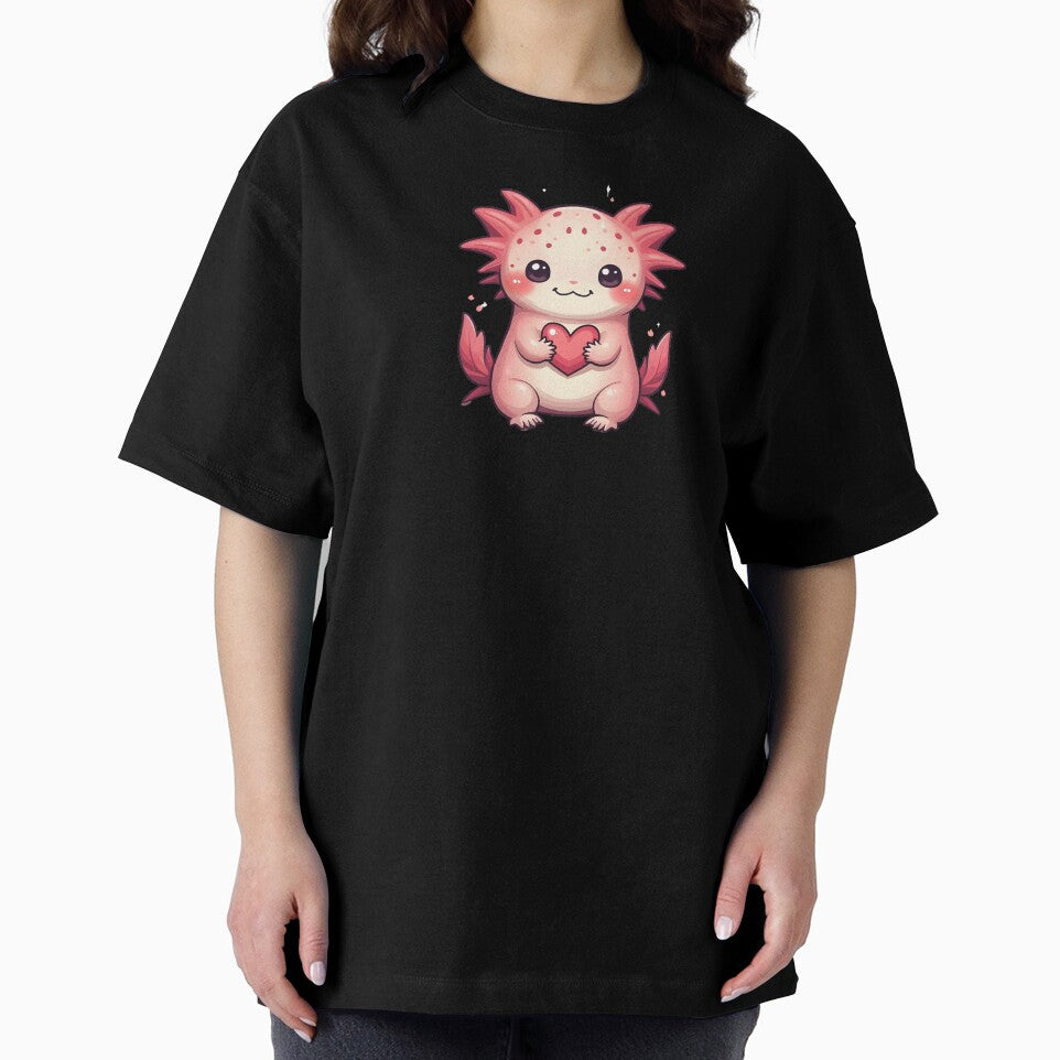Kawaii Axolotl Love by VibeTCreations