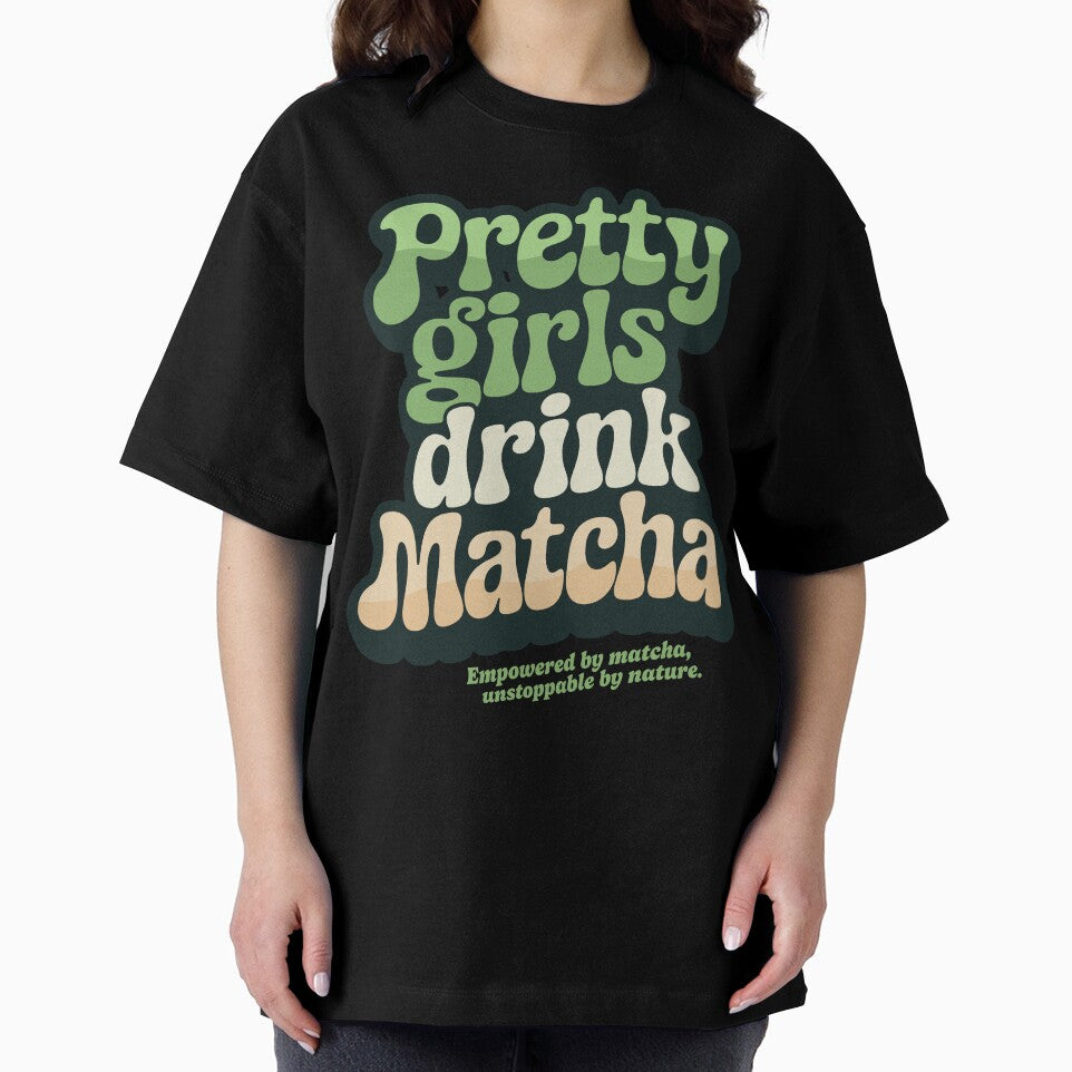 Pretty Girls Drink Matcha, Retro 60s 70s Matcha Lovers by emmjott