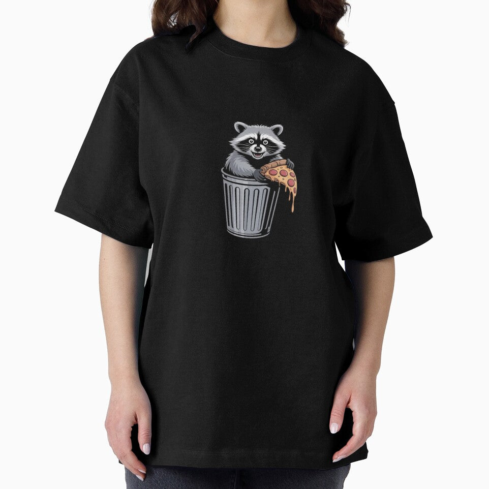 Trash Panda Pizza Lover - Live Fast Eat Trash Introvert Aesthetic by Mr-wow