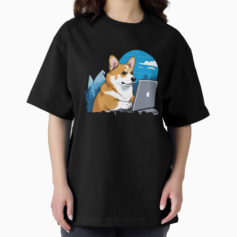Wander, Work, Woof – Digital Nomad Corgi by zoughlal