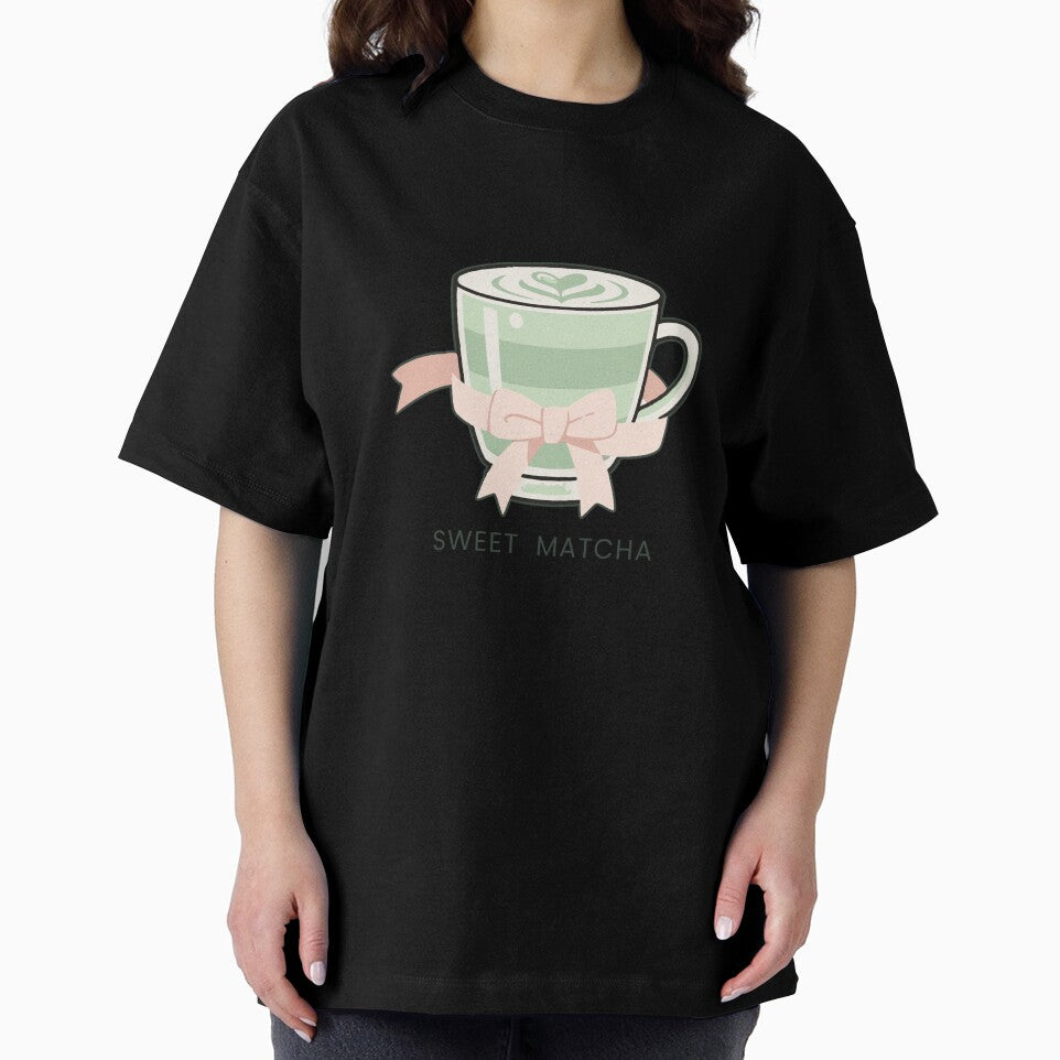 Sweet Matcha – Cute Minimal Matcha Latte Illustration, Cozy Aesthetic Tea Lover Design by Trend-Dify