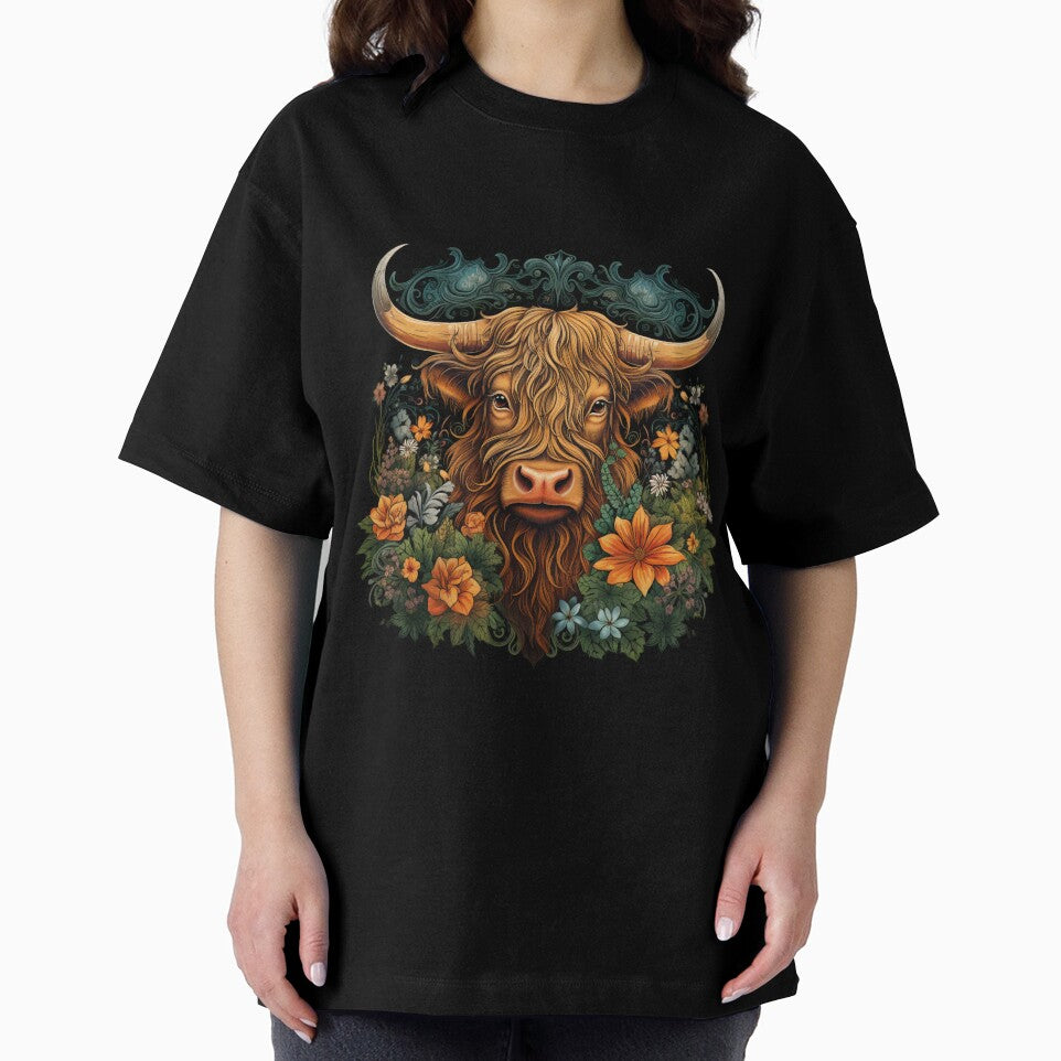 Highland cow by BloodRubyz