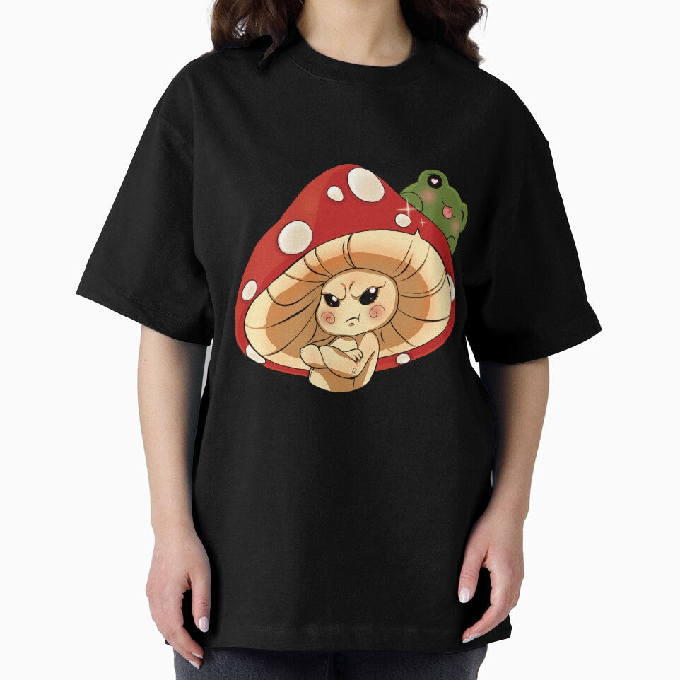 Frog on the mushroom by Meowmeowdesign
