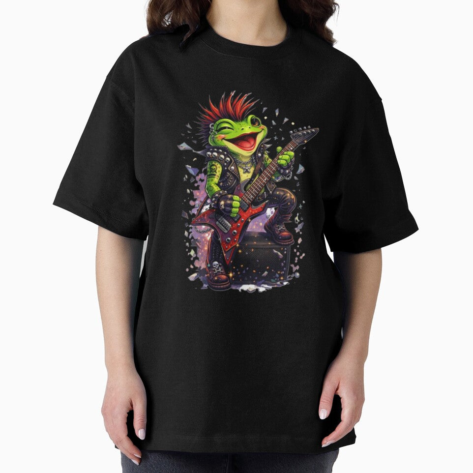 Punk frog on stage by FroggyOnly