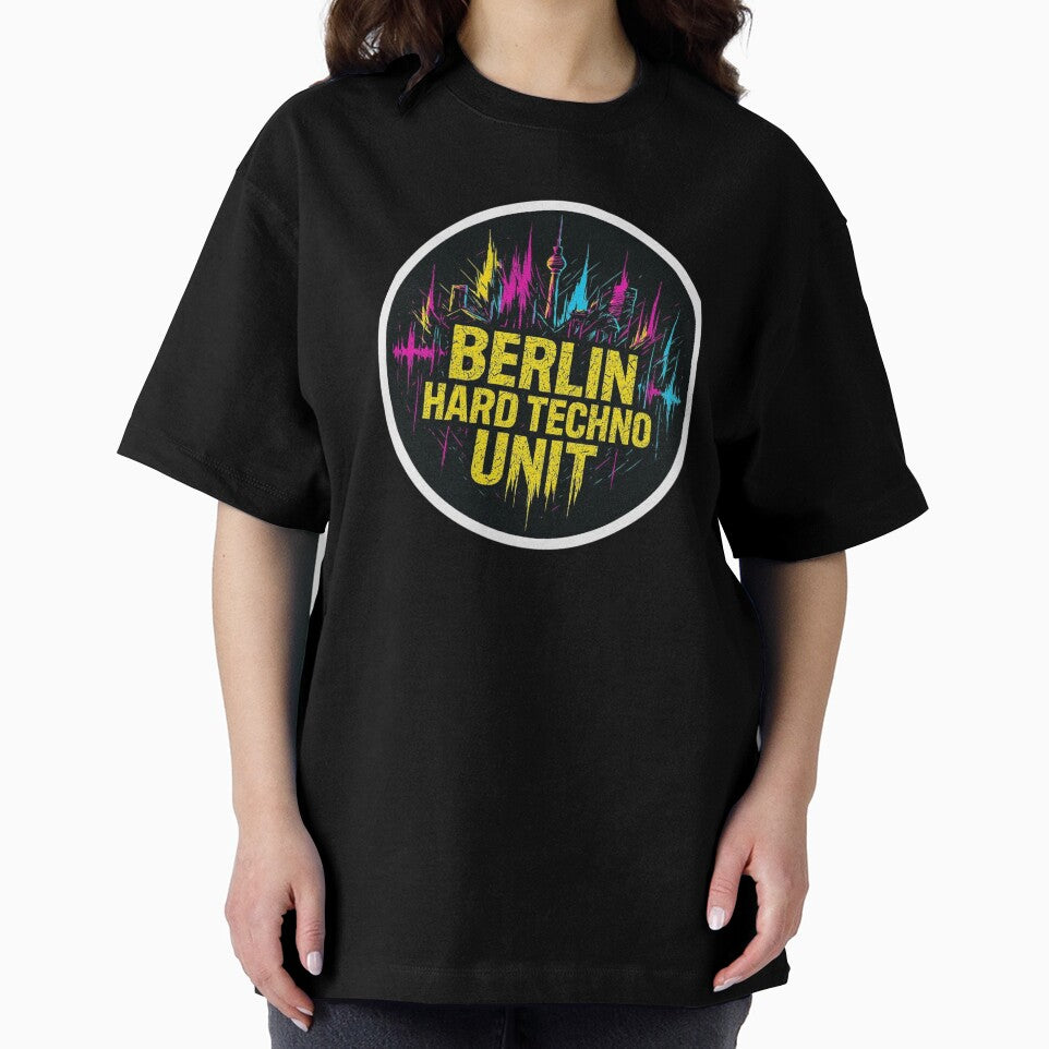 Berlin Hard Techno Unit Urban Rave City Art by |TRSSHOP|
