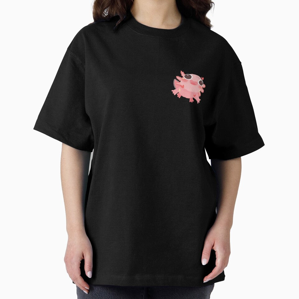 pink, happy and lovely axolotl by kworin