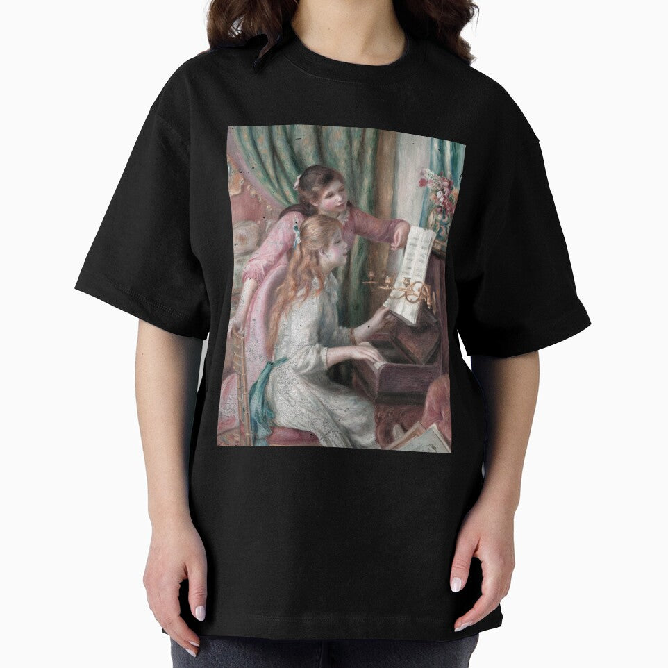 Two Young Girls at the Piano - Auguste Renoir by AllieCreations