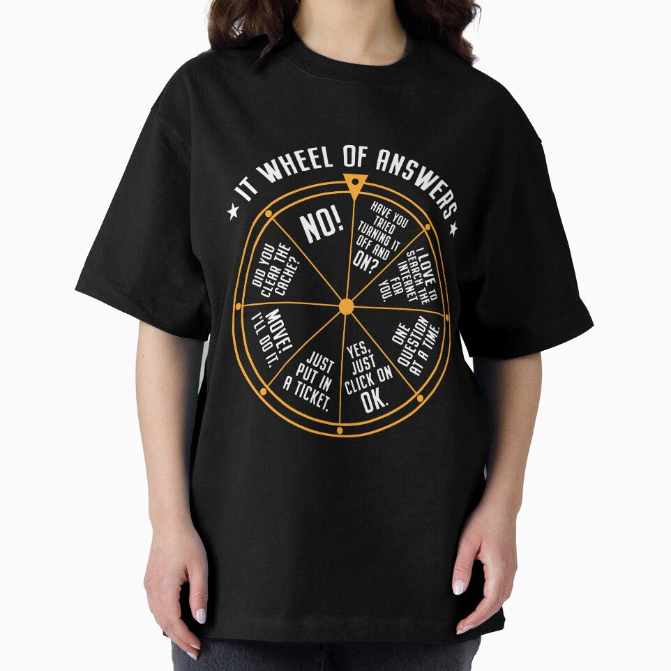 IT Support Wheel of Answers Fortune Tech Specialist Technician IT by EDcreations