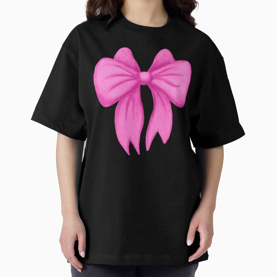 Coquette Aesthetic Pink Bow Pattern by Julie Erin Designs