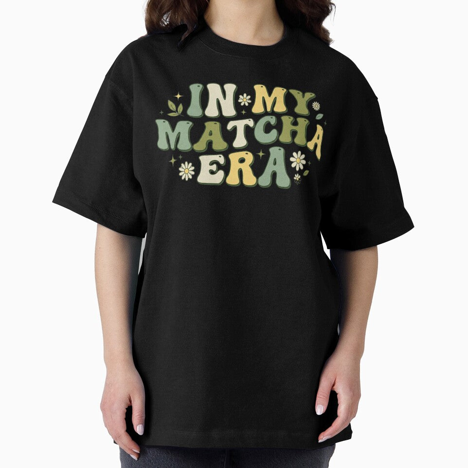 In My Matcha Era - Retro Wavy Aesthetic Green Tea Design by shellymope