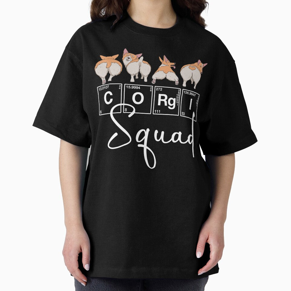 Corgi Squad - Funny Team Corgi Lovers Dog Mom Retro Science by r-silver