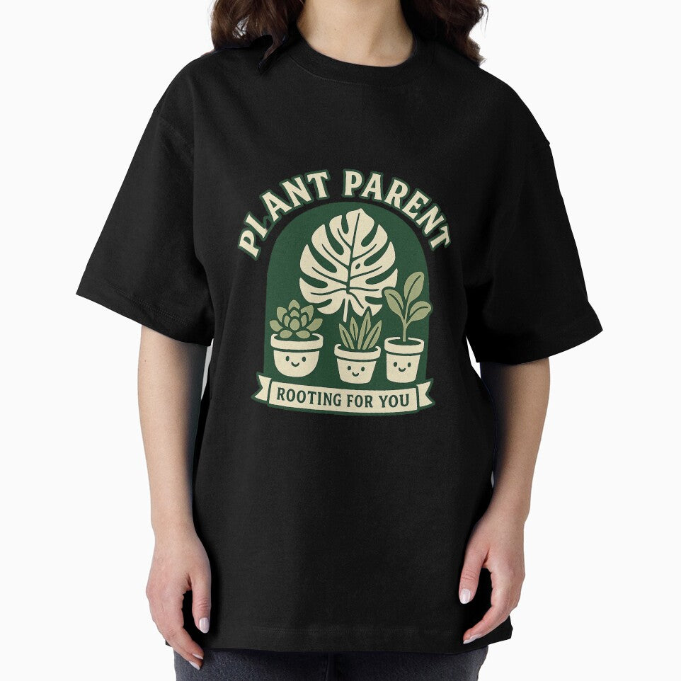 Plant Mom & Dad • Monstera & Fiddle Leaf • Succulent Lover • Funny Pot Humor • Houseplant Aesthetic Tee & Sticker by DavidMay