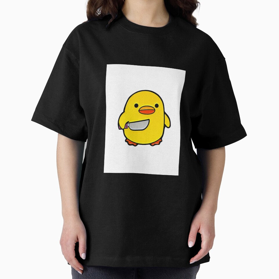 Duck with a Knife, Angry Cute Duck, Duck cute drawing, cute chicken with a knife, duck with knife meme, cute duckie by Duundeed