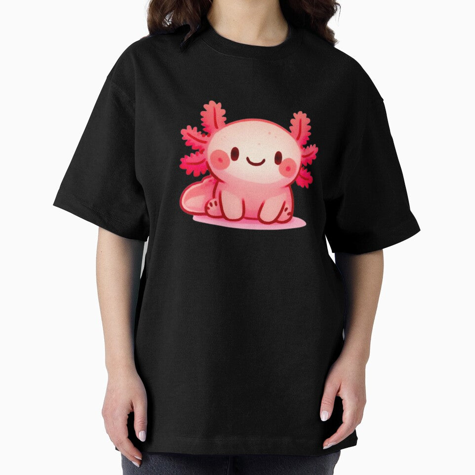 Pink Chubby Axolotl by DaintyDooodles