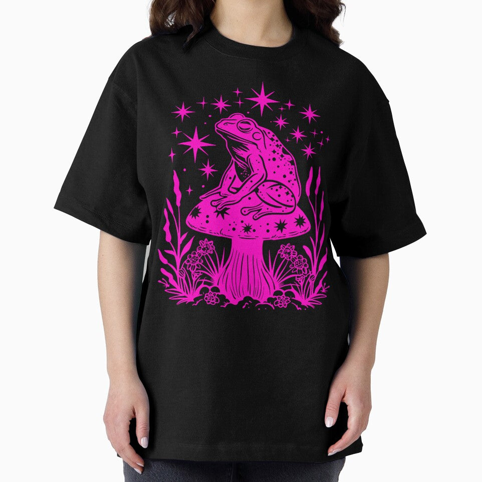 Pink Celestial amphibian frog toad by EmeraldeaArt